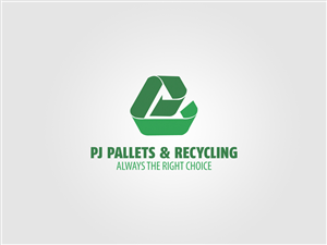 Logo Design by Voltage Gated for PJ Pallets & Recycling | Design #1666134