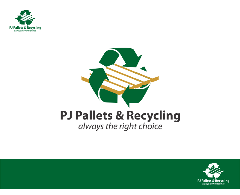 Logo Design by enan+grphx for PJ Pallets & Recycling | Design #1654922