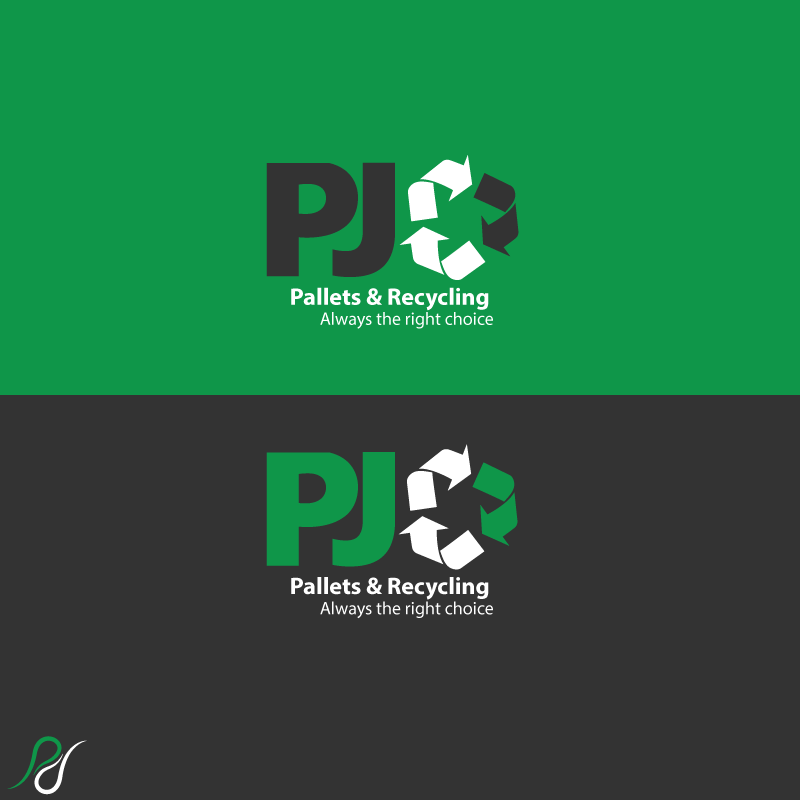 Diseño de Logo por Phenex Designs para PJ Pallets & Recycling | Diseño #1682282