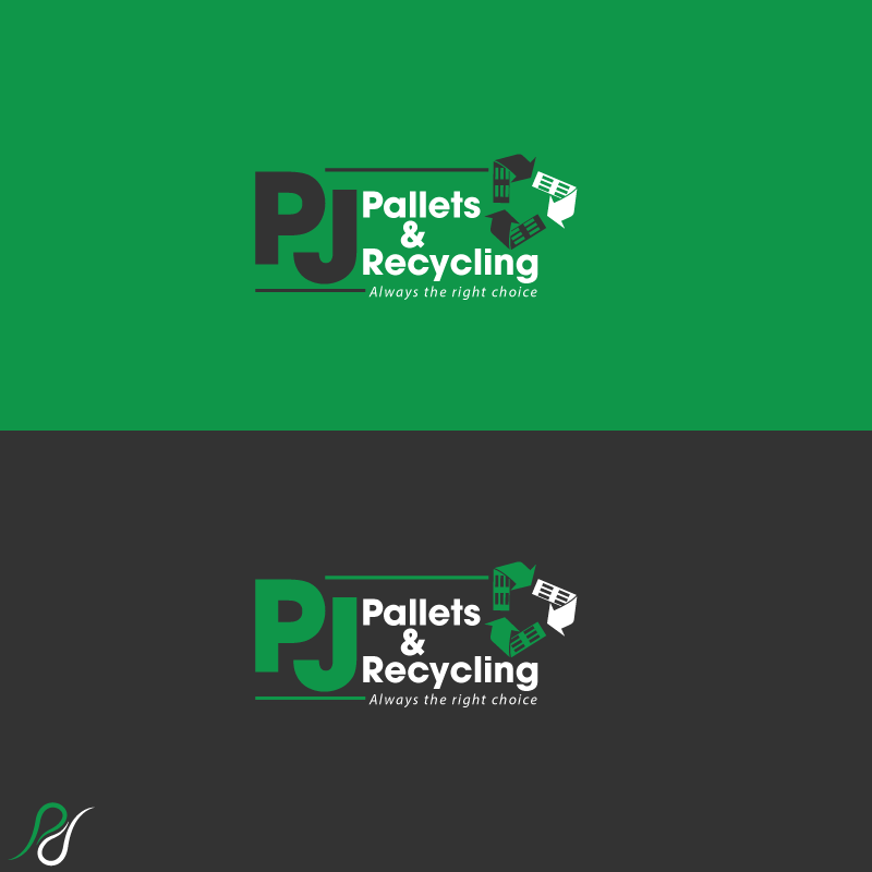 Diseño de Logo por Phenex Designs para PJ Pallets & Recycling | Diseño #1683391