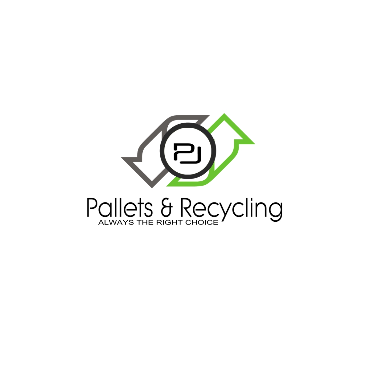 Diseño de Logo por Patrick Davidson para PJ Pallets & Recycling | Diseño #1644626