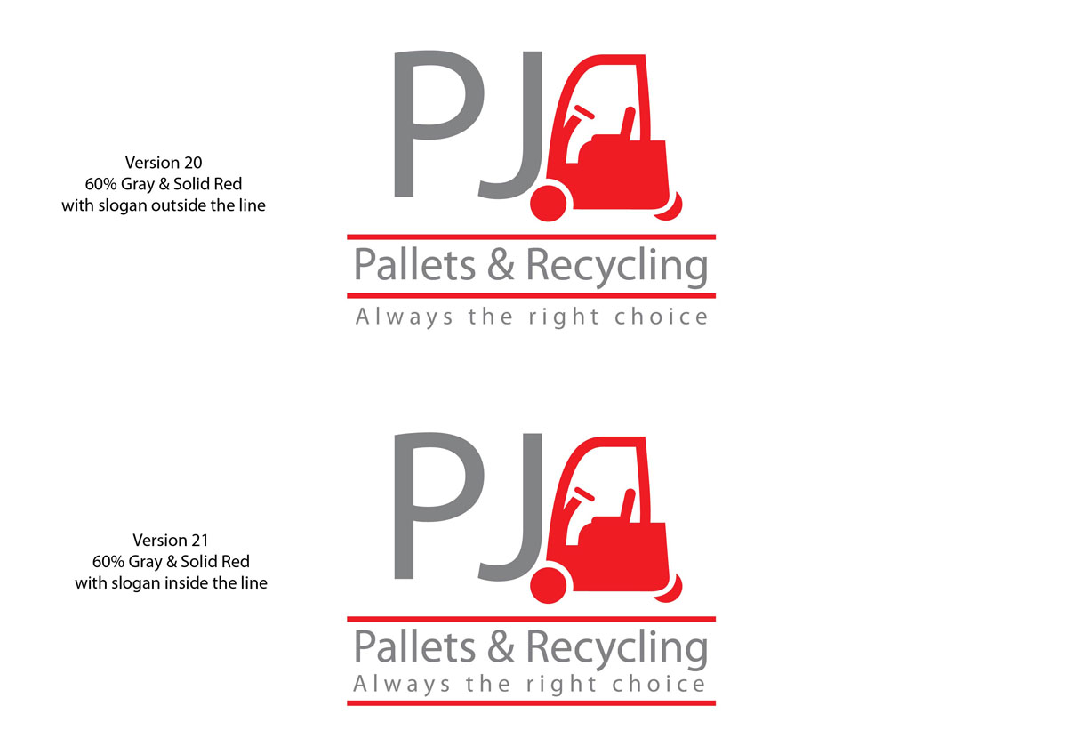 Diseño de Logo por Catchlight para PJ Pallets & Recycling | Diseño #1707761