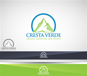Logo Design by vhey for Cresta VerDE Artisan Landscape and Design Services | Design: #6091998