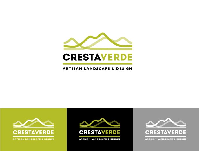 Logo Design by wonderland for Cresta VerDE Artisan Landscape and Design Services | Design #6037482