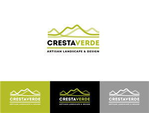 Logo Design by wonderland for Cresta VerDE Artisan Landscape and Design Services | Design: #6037482