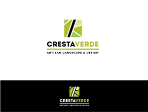Logo Design by wonderland for Cresta VerDE Artisan Landscape and Design Services | Design: #6037496