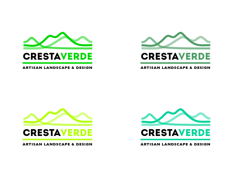 Diseño de Logo por wonderland para Cresta VerDE Artisan Landscape and Design Services | Diseño #6053067