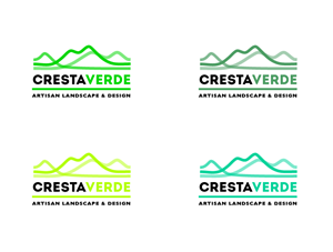 Logo Design by wonderland for Cresta VerDE Artisan Landscape and Design Services | Design: #6053067