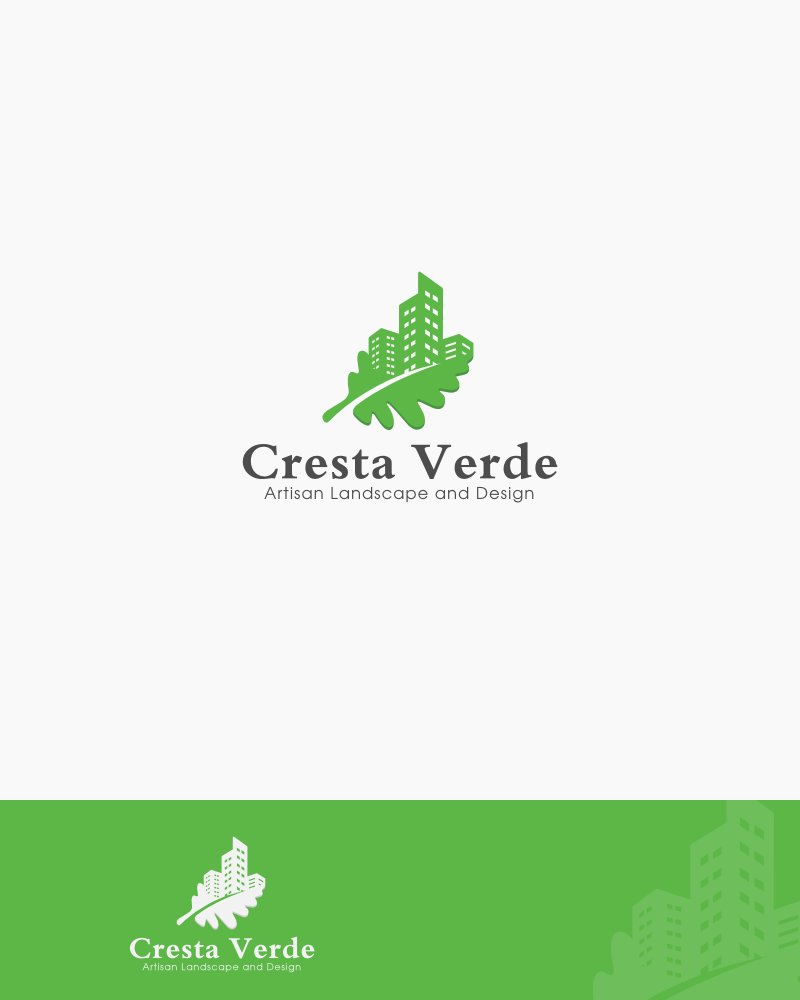 Diseño de Logo por ProOne para Cresta VerDE Artisan Landscape and Design Services | Diseño #6042989