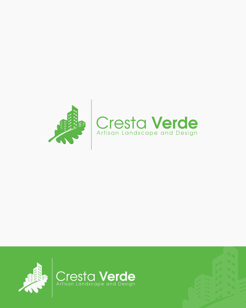 Logo-Design von ProOne für Cresta VerDE Artisan Landscape and Design Services | Design #6043053