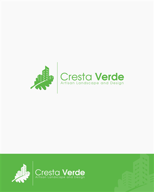 Logo Design by ProOne for Cresta VerDE Artisan Landscape and Design Services | Design: #6043053