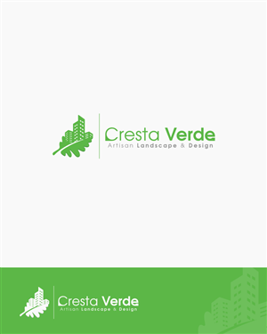 Logo Design by ProOne for Cresta VerDE Artisan Landscape and Design Services | Design: #6050018