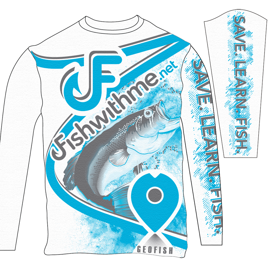 T-shirt Design by BABLEO for Fishwithme.net  | Design #6158092