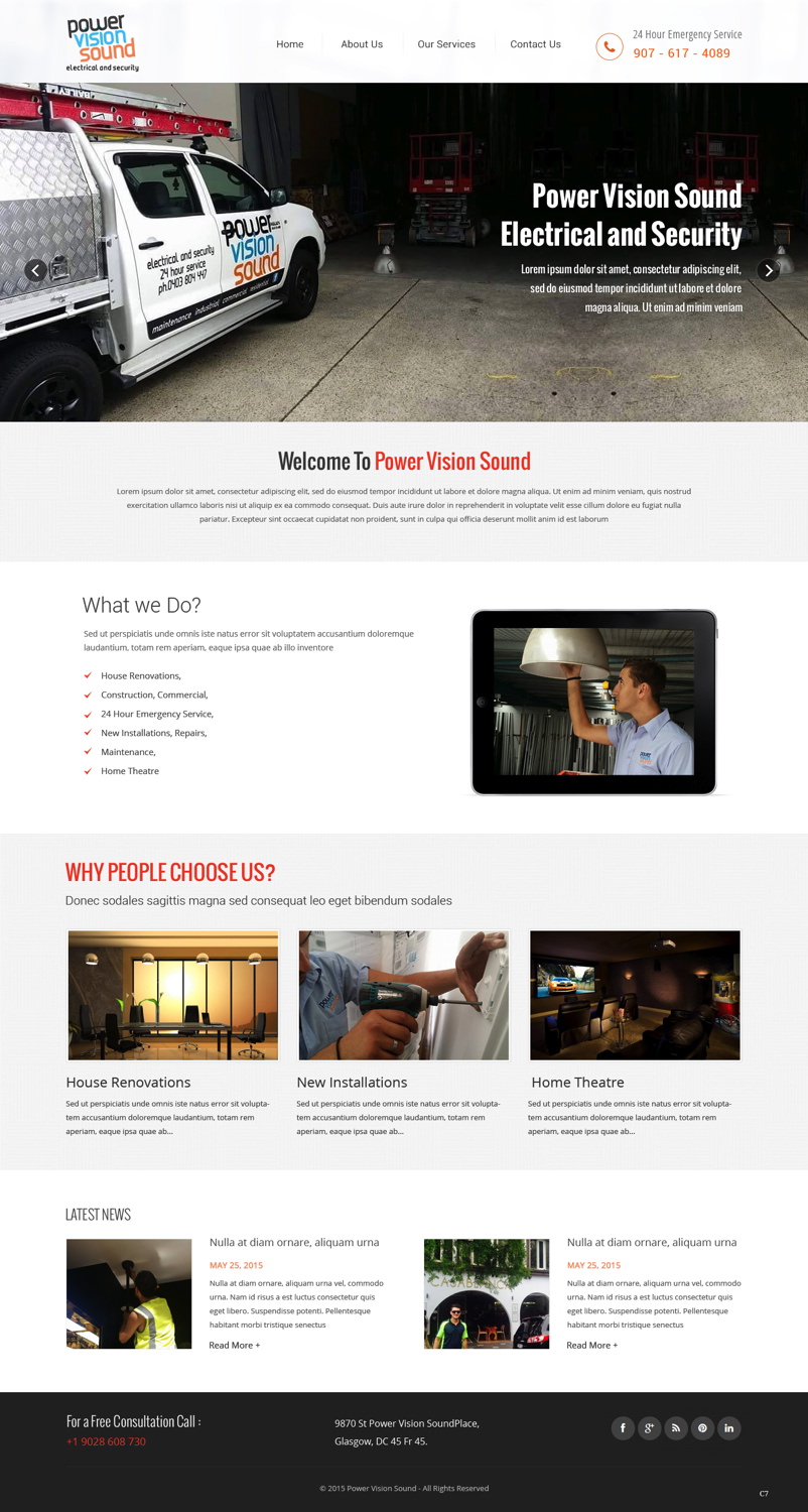 Web Design by pb for this project | Design #6094043