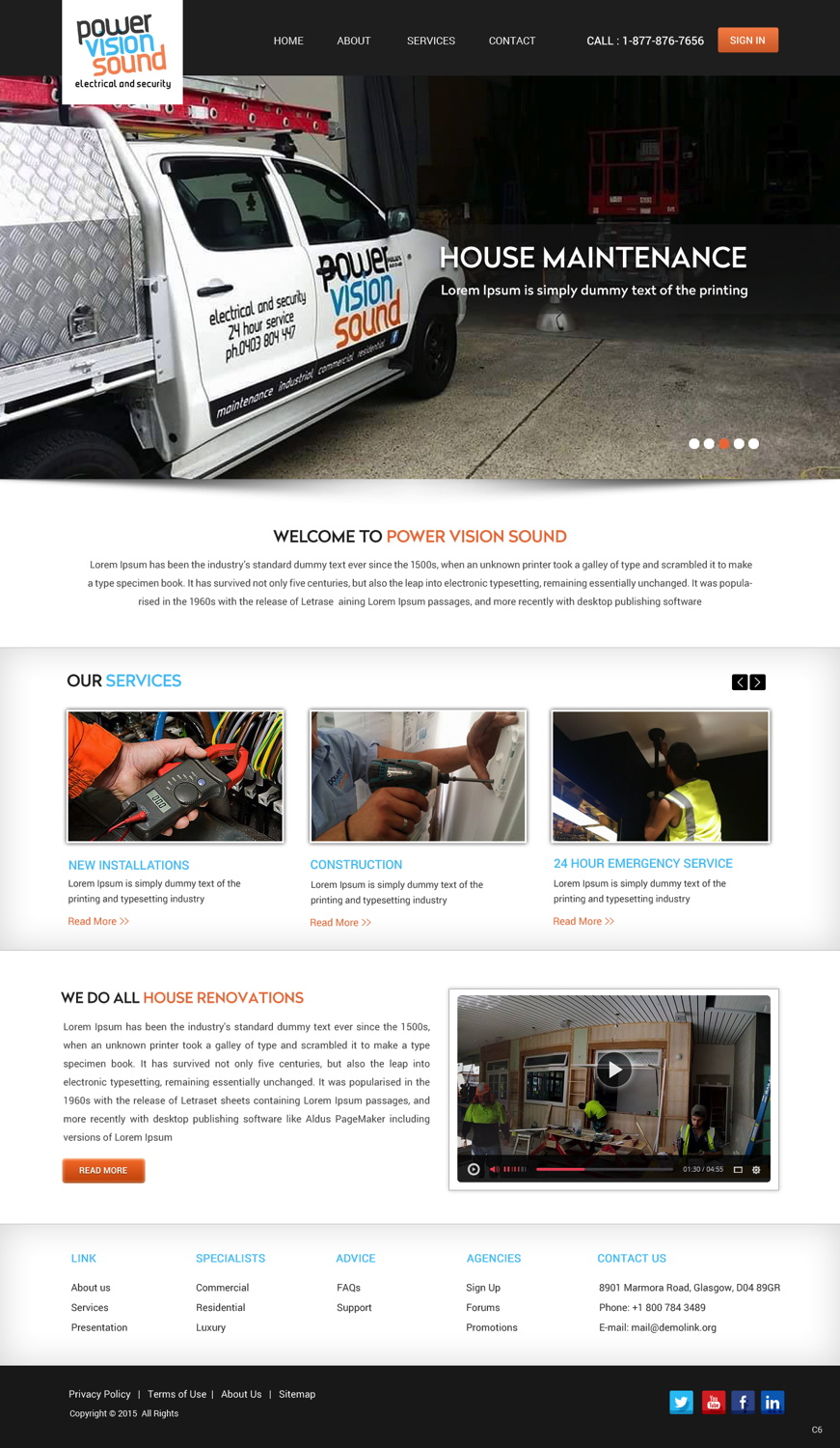Web Design by pb for this project | Design #6094051