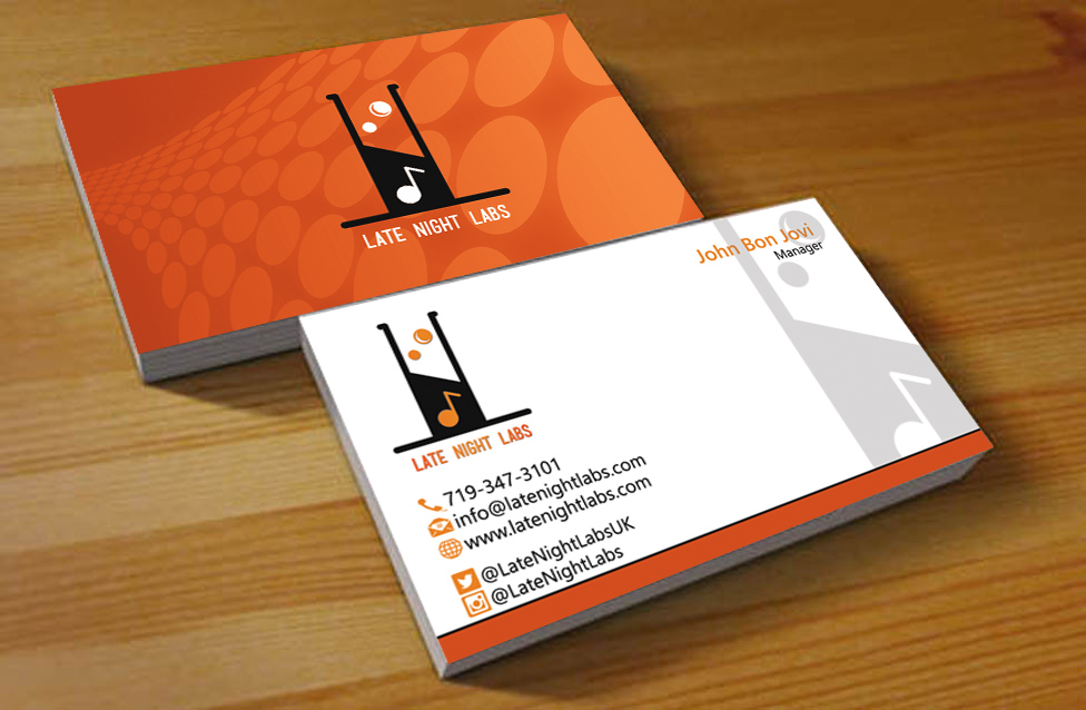 Business Card Design by Hardcore Design for Lunakidz music | Design #6050432