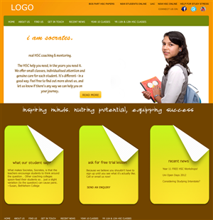Web Design par Debjit Roy pour Socrates Education | Design #1624339
