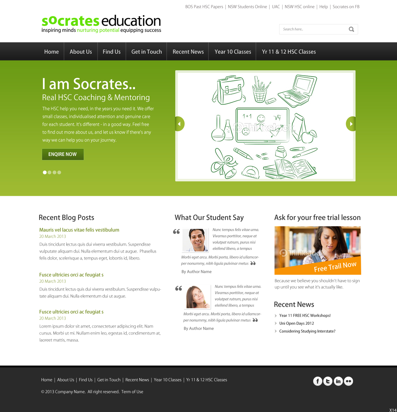 Web Design by pb for Socrates Education | Design #1632042