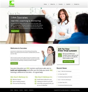Web Design par OM pour Socrates Education | Design : #1643268