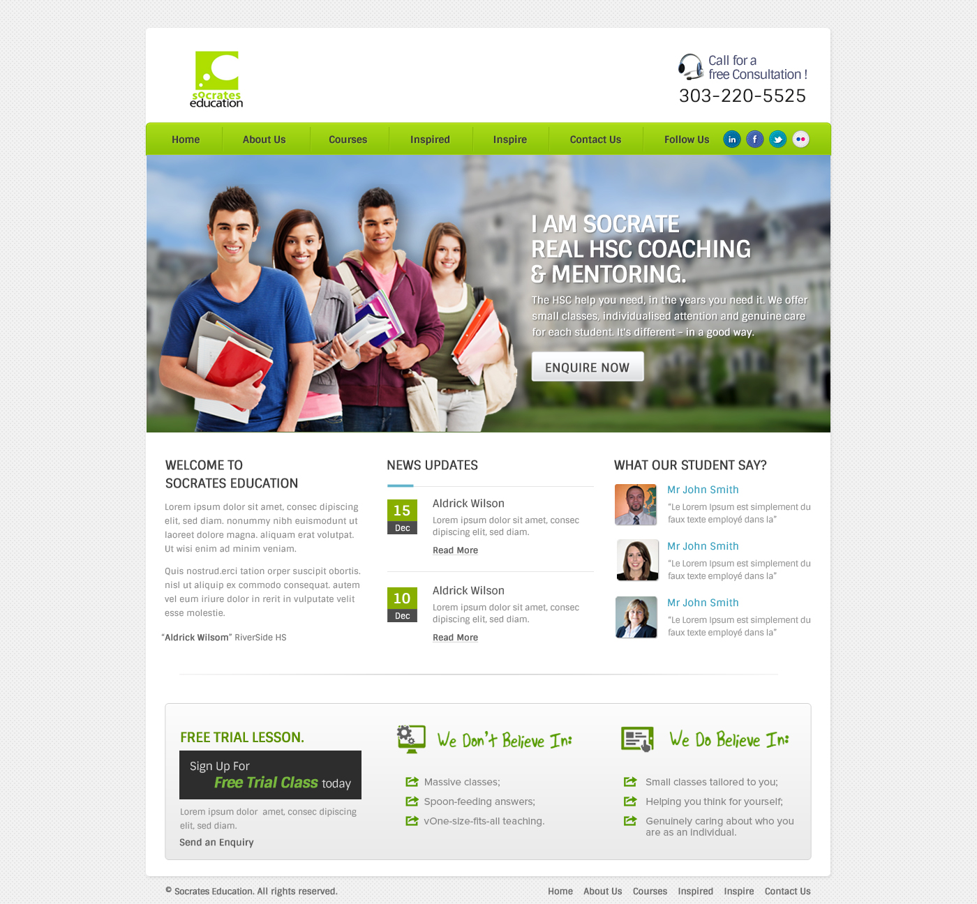Web Design par OM pour Socrates Education | Design #1647370
