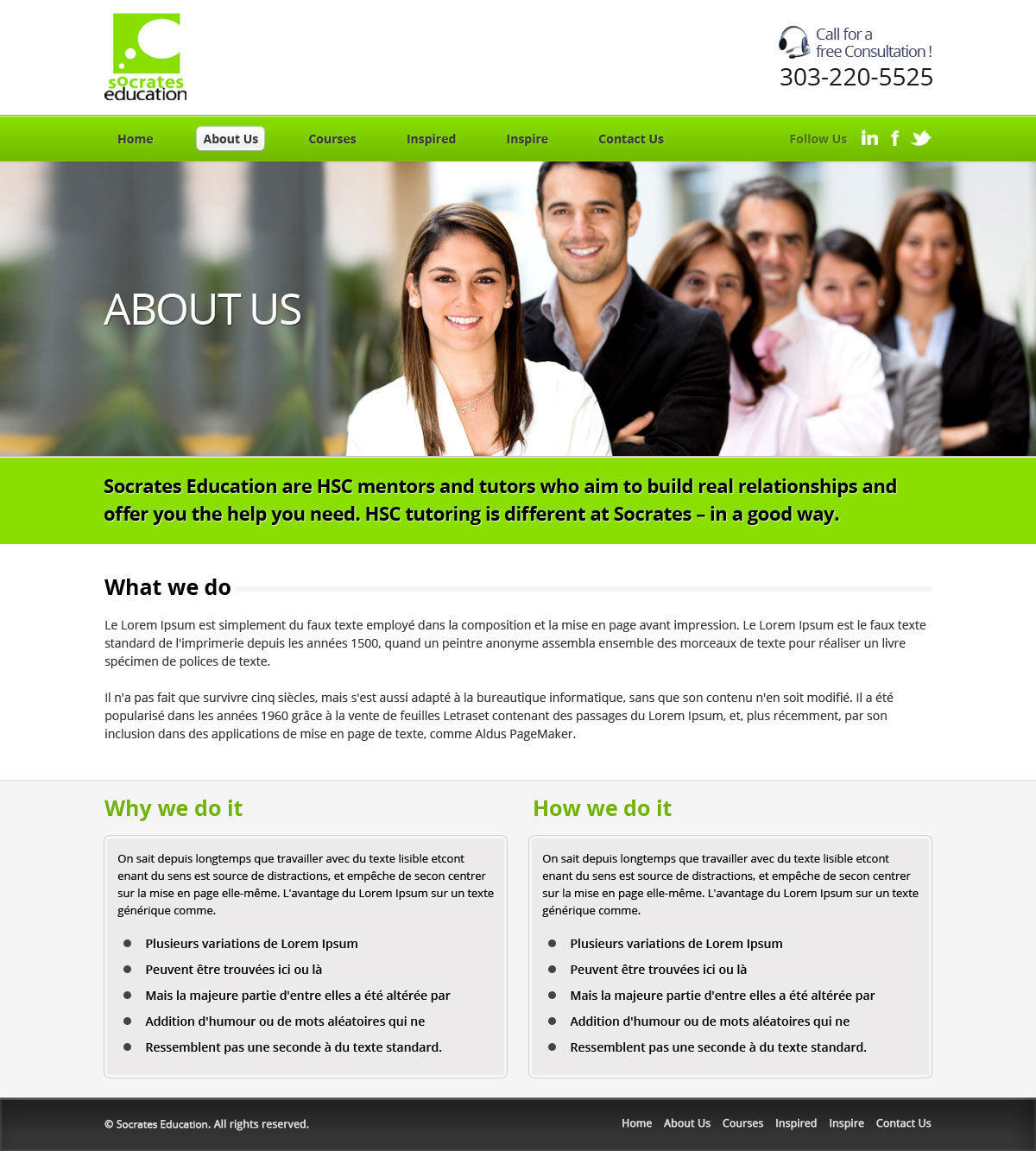 Web Design by OM for Socrates Education | Design #1688313