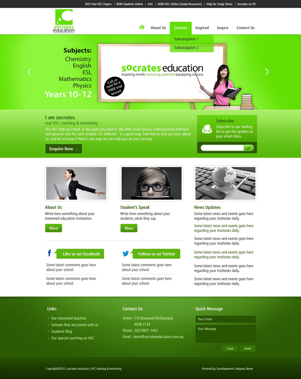 Diseño Web por UniqueDesignz para Socrates Education | Diseño #1640026