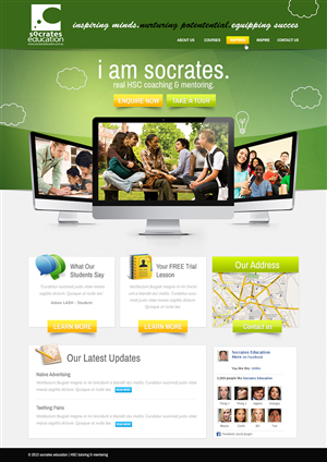 Web Design par Mircea-Alexandru pour Socrates Education | Design #1630869