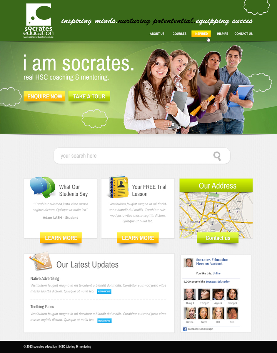 Diseño Web por Mircea-Alexandru para Socrates Education | Diseño #1640337