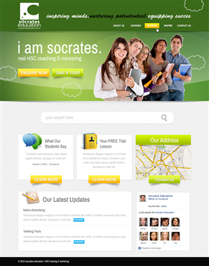 Web Design par Mircea-Alexandru pour Socrates Education | Design : #1640337