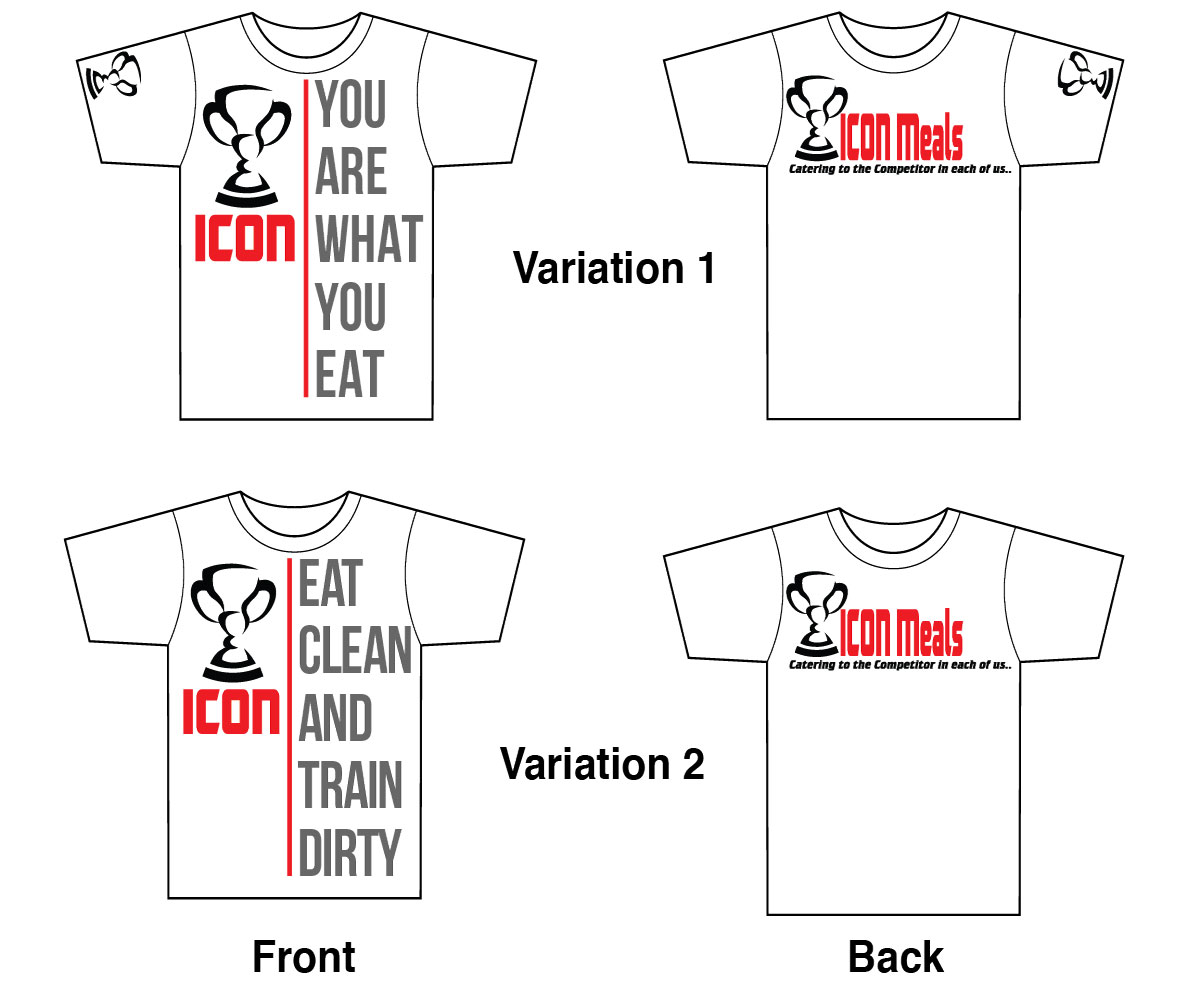 T-shirt Design by harry.harle for ICON Meals, Inc | Design #6078169