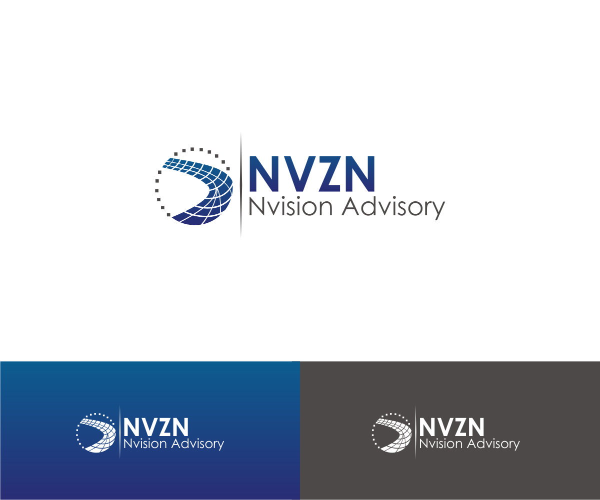 Logo Design by T I K H E - L M W for NVISION ADVISORY | Design #6161947