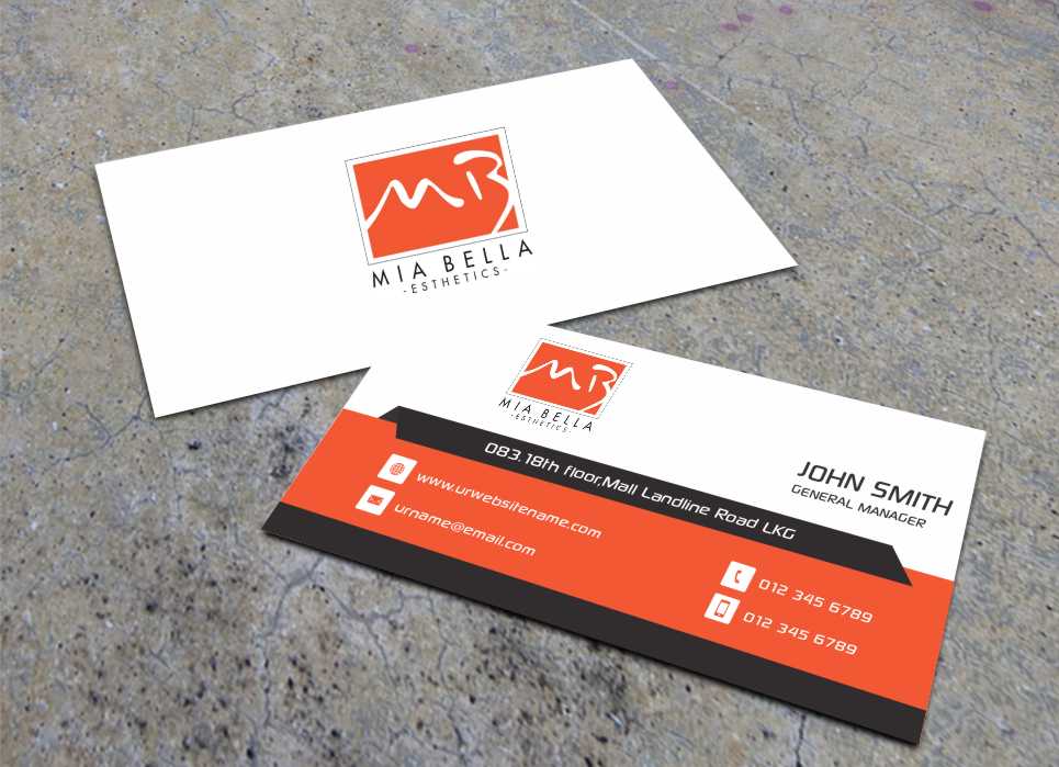 Business Card Design by AwsomeD for Mia Bella Esthetics | Design #6054885
