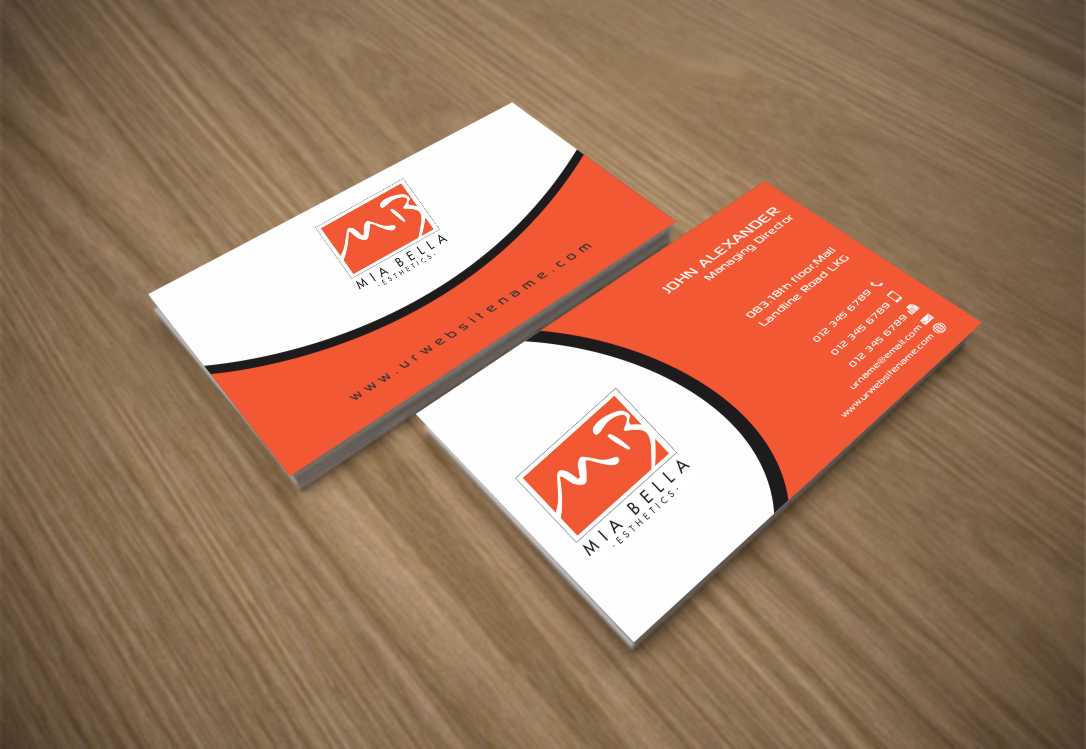 Visitenkarten-Design von szabist für Mia Bella Esthetics | Design #6054679