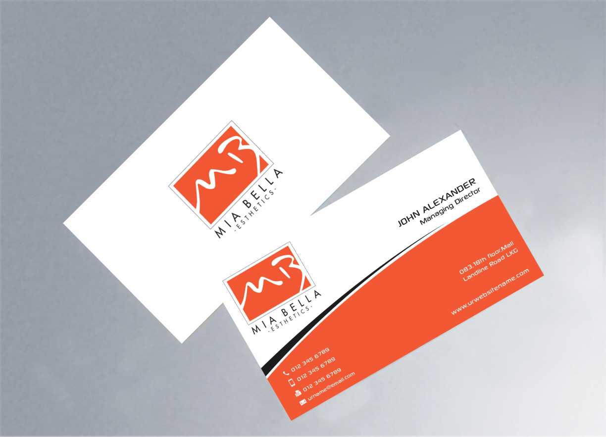 Visitenkarten-Design von szabist für Mia Bella Esthetics | Design #6054694