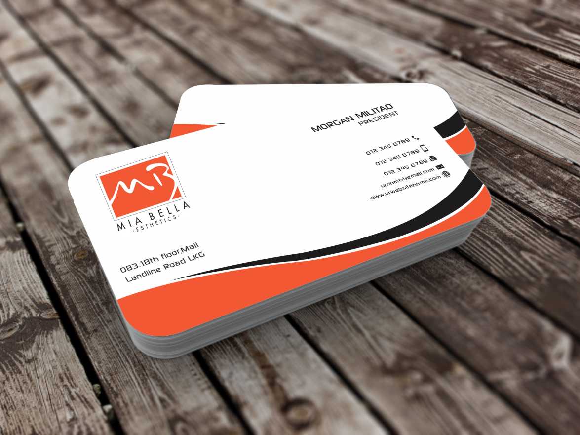 Visitenkarten-Design von szabist für Mia Bella Esthetics | Design #6054702