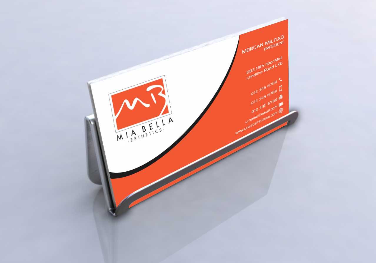 Business Card Design by szabist for Mia Bella Esthetics | Design #6054704