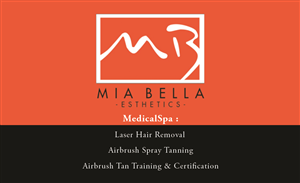Business Card Design by SgEventsMgnt for Mia Bella Esthetics | Design #6045140