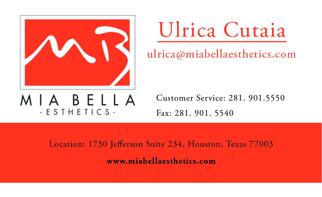 Visitenkarten-Design von SgEventsMgnt für Mia Bella Esthetics | Design #6045147