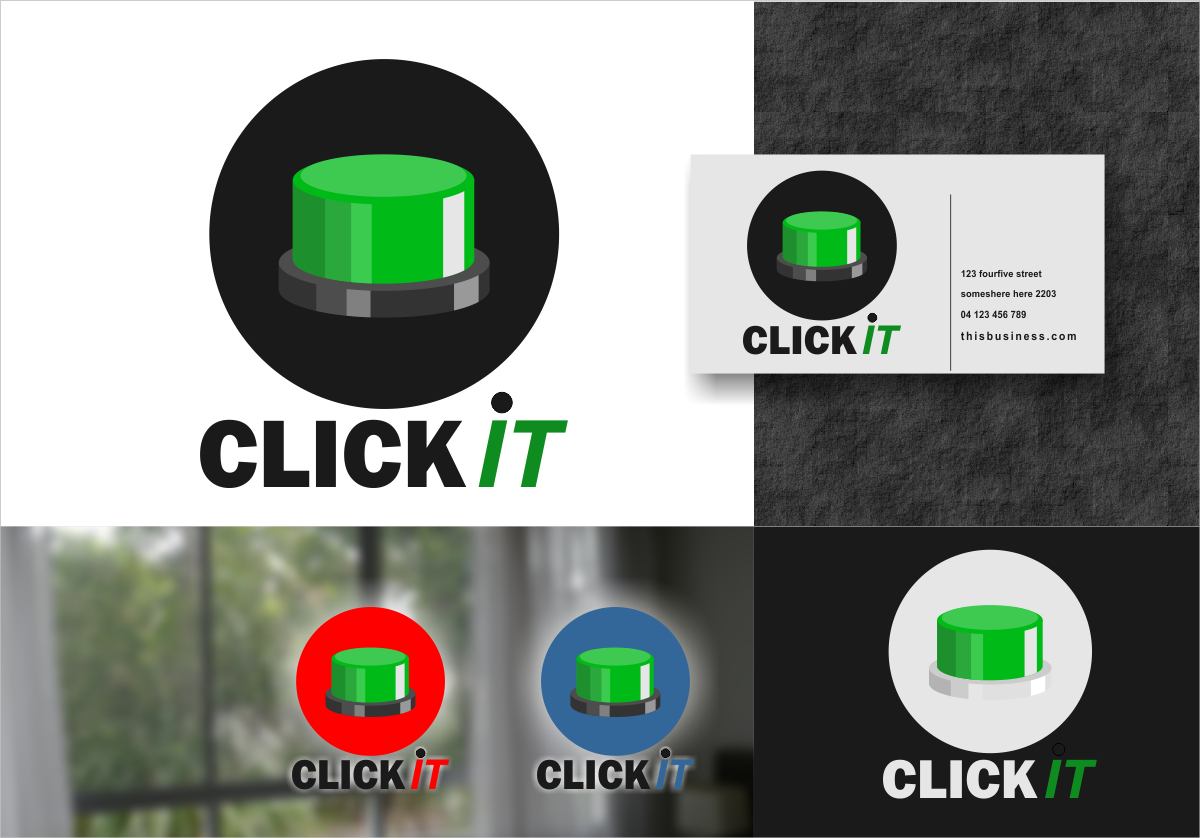 Logo Design by cornel888 for Click It | Design #6042634