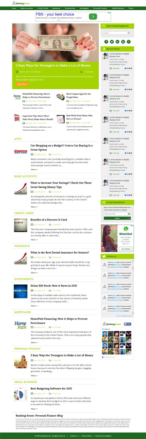 Diseño Wordpress por TechWise para este proyecto | Diseño #6066421