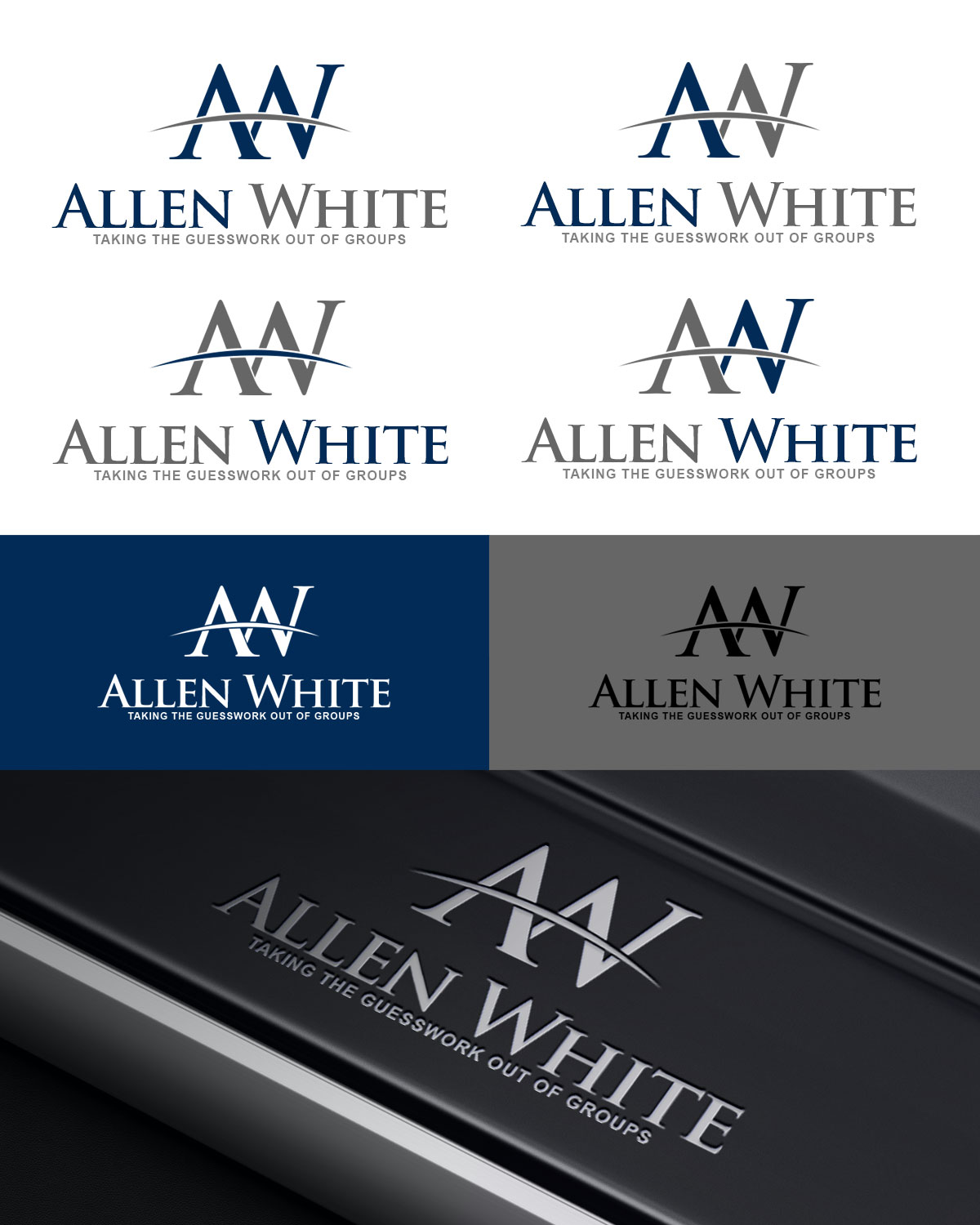 Logo Design by Pendejo for Allen White Consulting | Design: #6145277