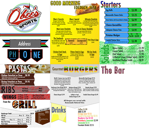 Menu Design by Eitan Darwish