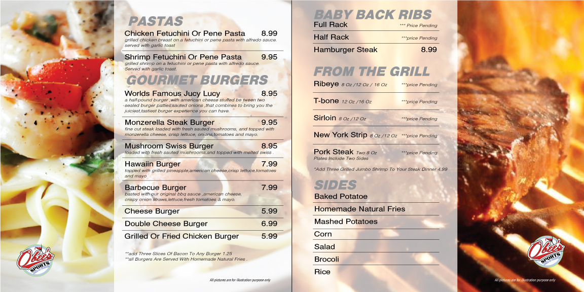 Menu Design by Freddy for this project | Design #1634680