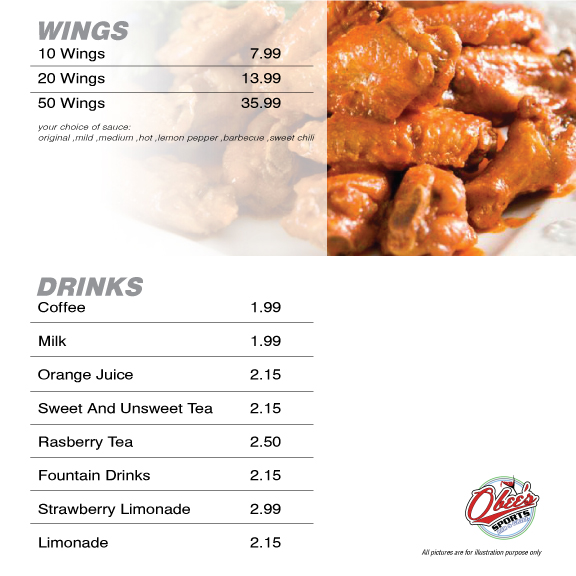 Menu Design by Freddy for this project | Design #1634685
