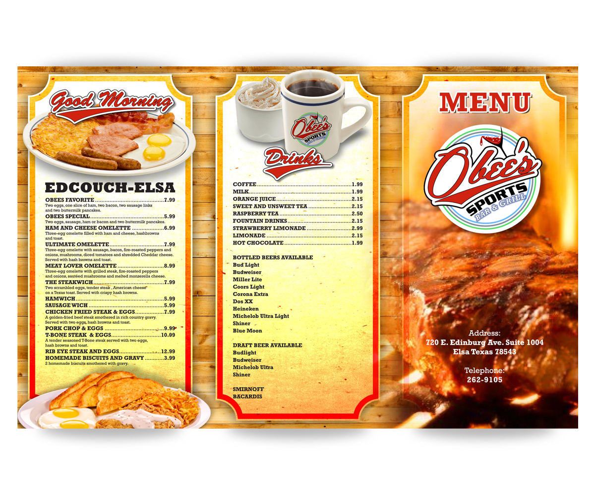 Menu Design by nurmaili for this project | Design #1687834