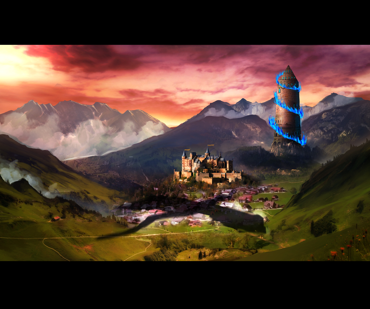 Illustration Design by Filip Paul for Aether Tower | Design #6076706