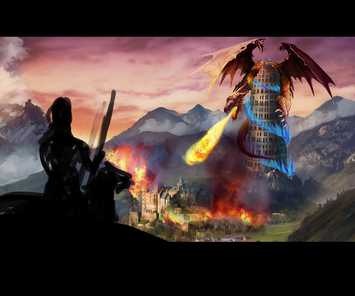 Illustration Design by Filip Paul for Aether Tower | Design #6178998