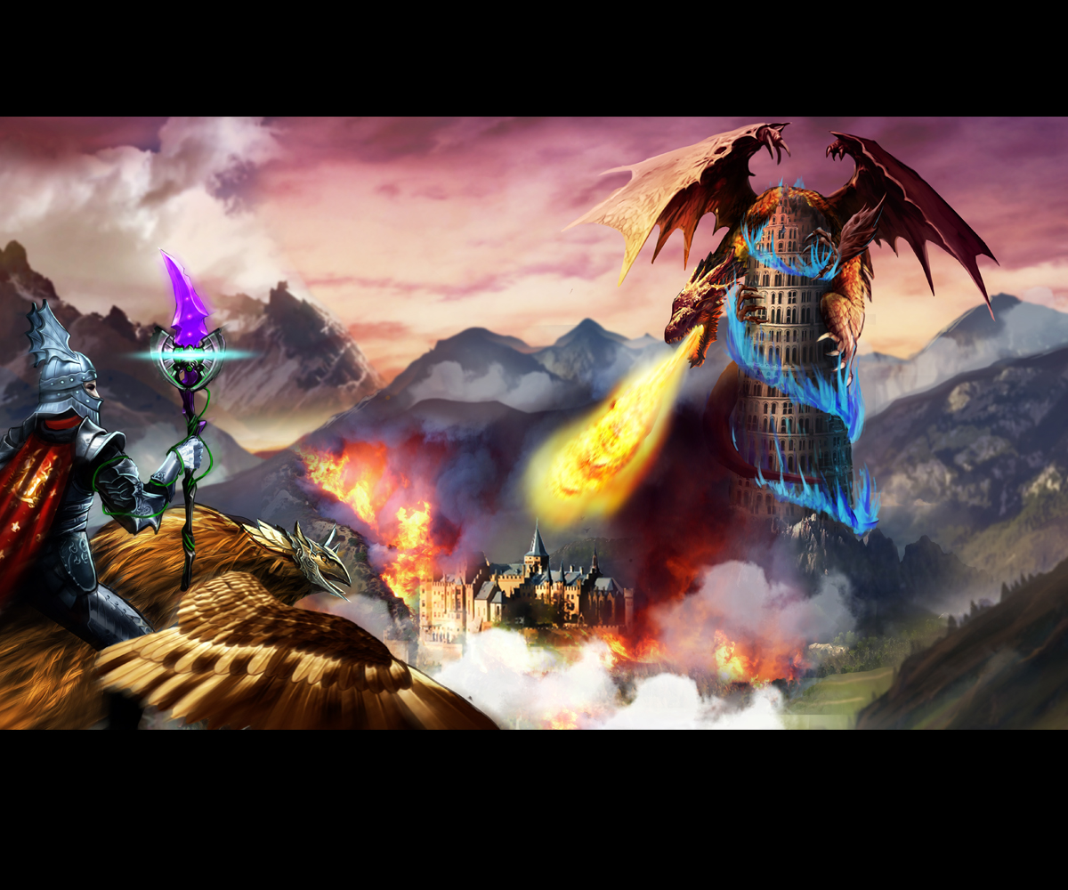 Illustration Design by Filip Paul for Aether Tower | Design #6199988