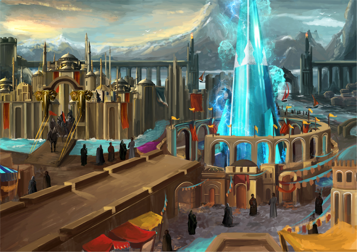 Illustration Design by Abbin Joseph Thomas for Aether Tower | Design #6193063
