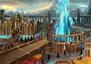 Illustration Design by Abbin Joseph Thomas for Aether Tower | Design: #6193063